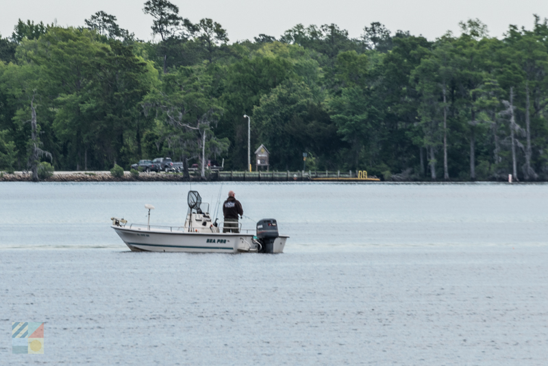 New Bern Fishing from a small boat