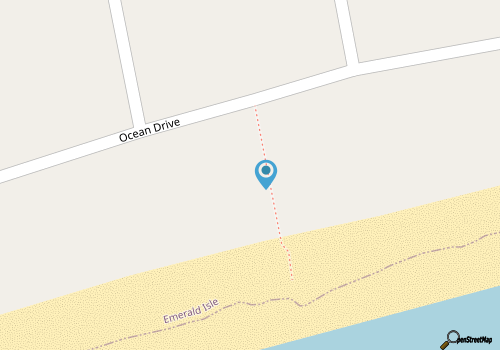 Ocean Front Reverse Floor Plan with Furnished Decks, Dog Friendly map location