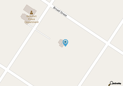 Dog-Friendly Vacation Rental in Beaufort, NC – Fenced Yard & Walk to Waterfront map location