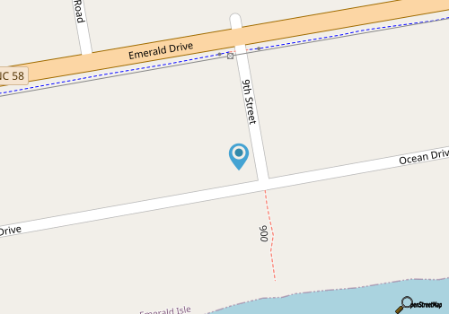 Oceanside 2 BR duplex, dog-friendly, NO ADD'T FEE! map location