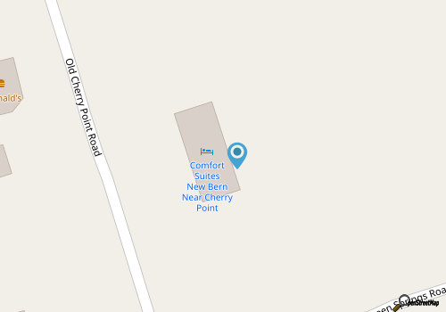 Comfort Suites New Bern map location