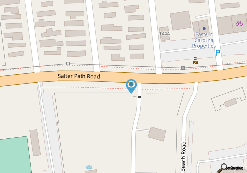 My Happy Place overlooking intercostal waterway in Salter Path map location