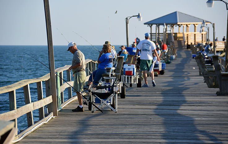 Fishing from Oceanana Pier