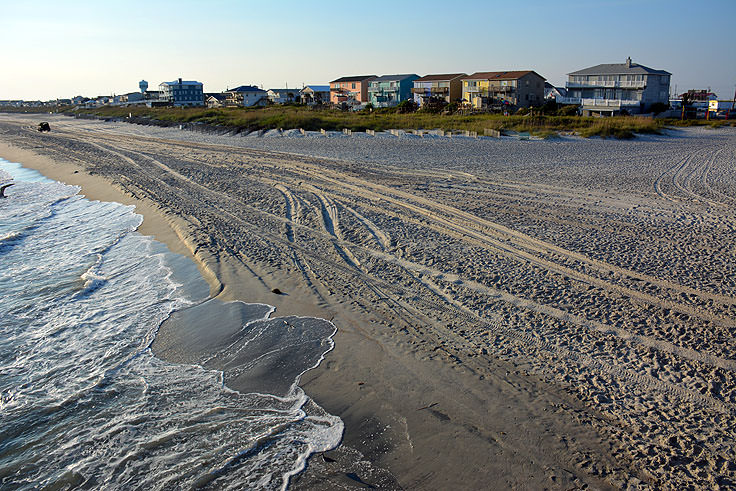 Beach view next to Oceanana Pier