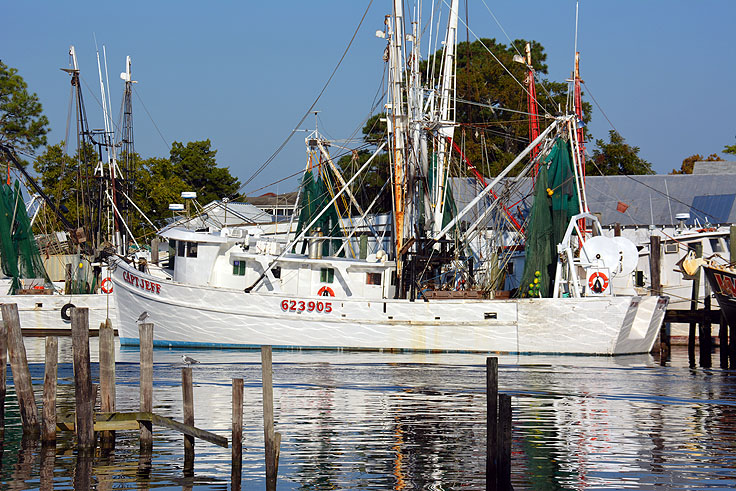 A fishing boat in New Bern