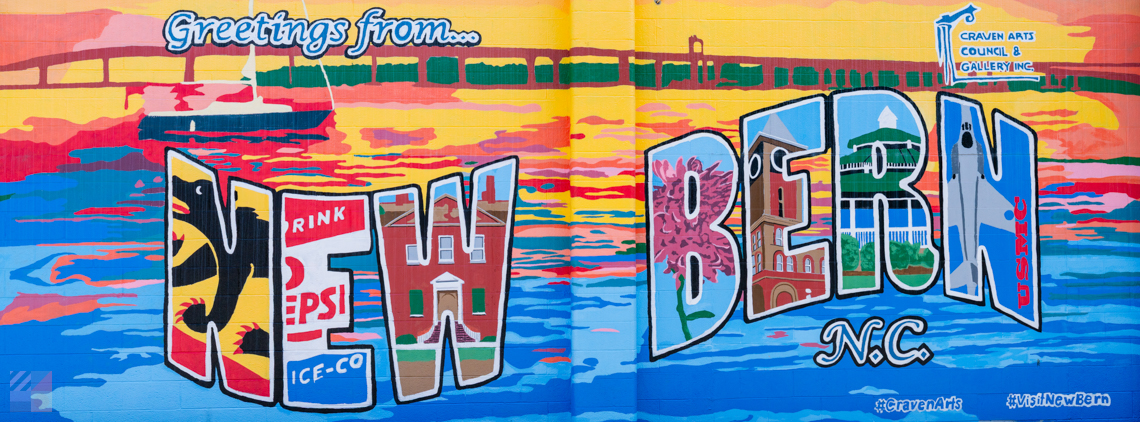 Downtown New Bern Sign
