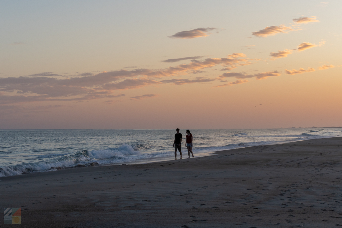 Walking the beach adjacent to Oceanana Pier