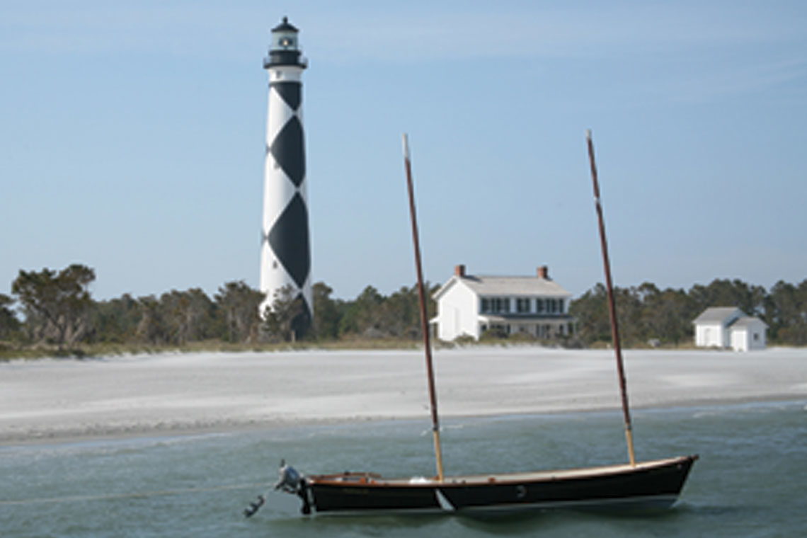 Crystal Coast Sailing Excursions - Cape Lookout Lighthouse 