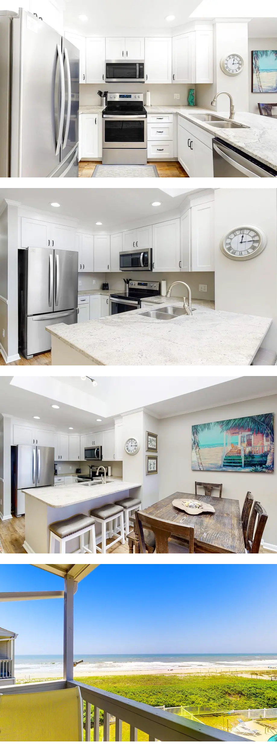 Third-Floor, Oceanfront Condo with Excellent View, Balconies, WiFi & Shared Pool