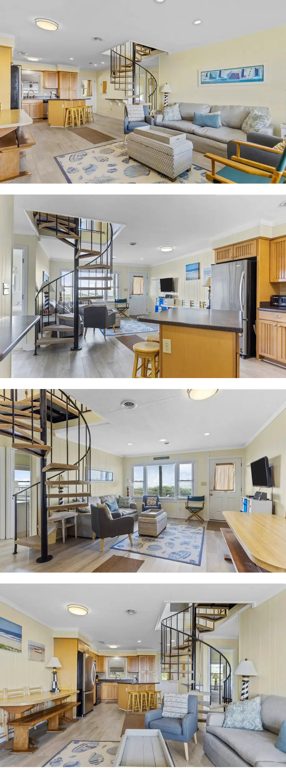 Classic Ocean Front 4BR Duplex - near Bogue Inlet Pier!