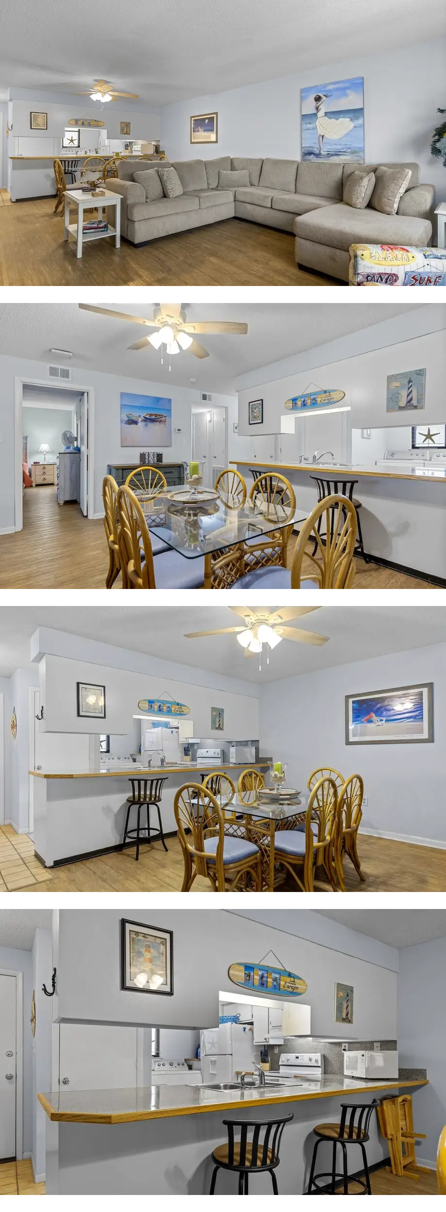 Summer Winds 436B- 2BR Condo w/ Ocean Vi...