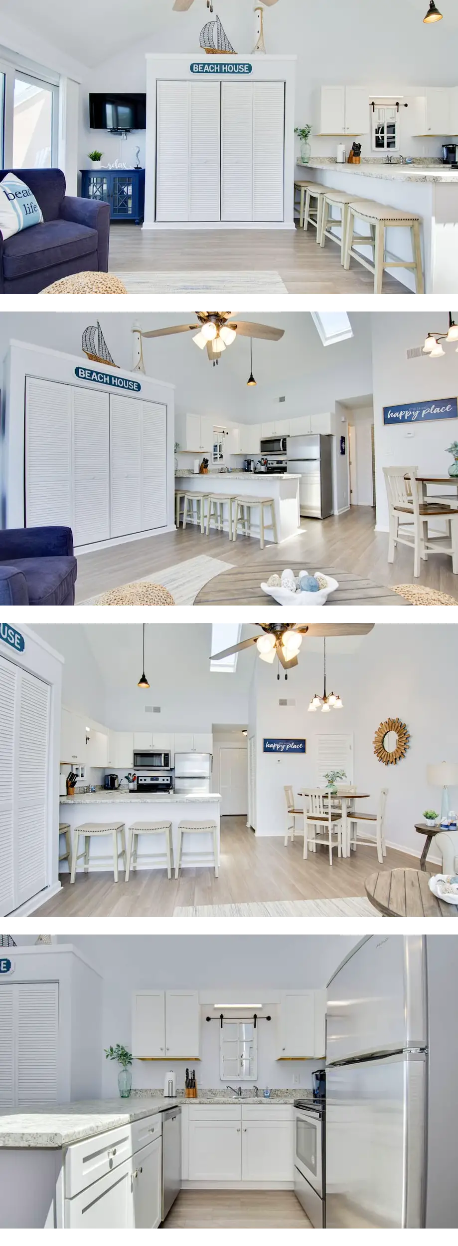 Cozy oceanside studio, mere steps from the beach, and close to shops and dining