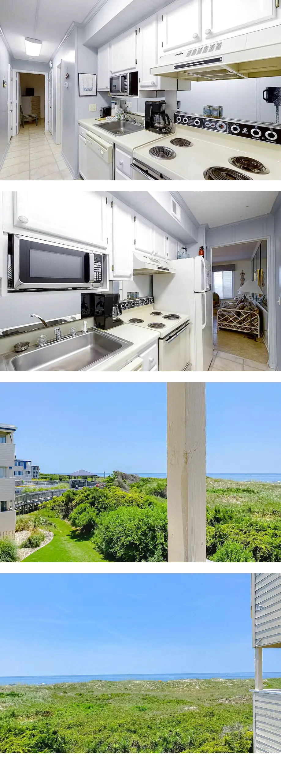 Oceanfront, 2nd-floor condo with balcony...