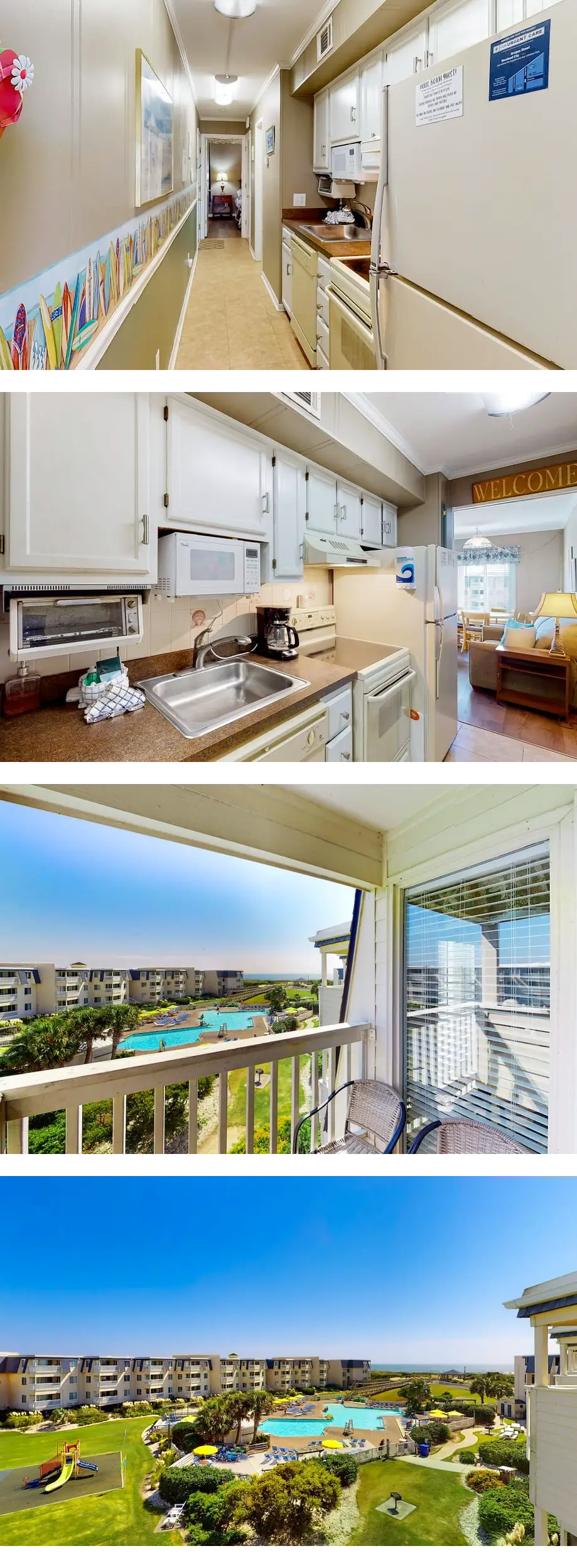 3rd-Floor Condo Overlooking Courtyard w/...