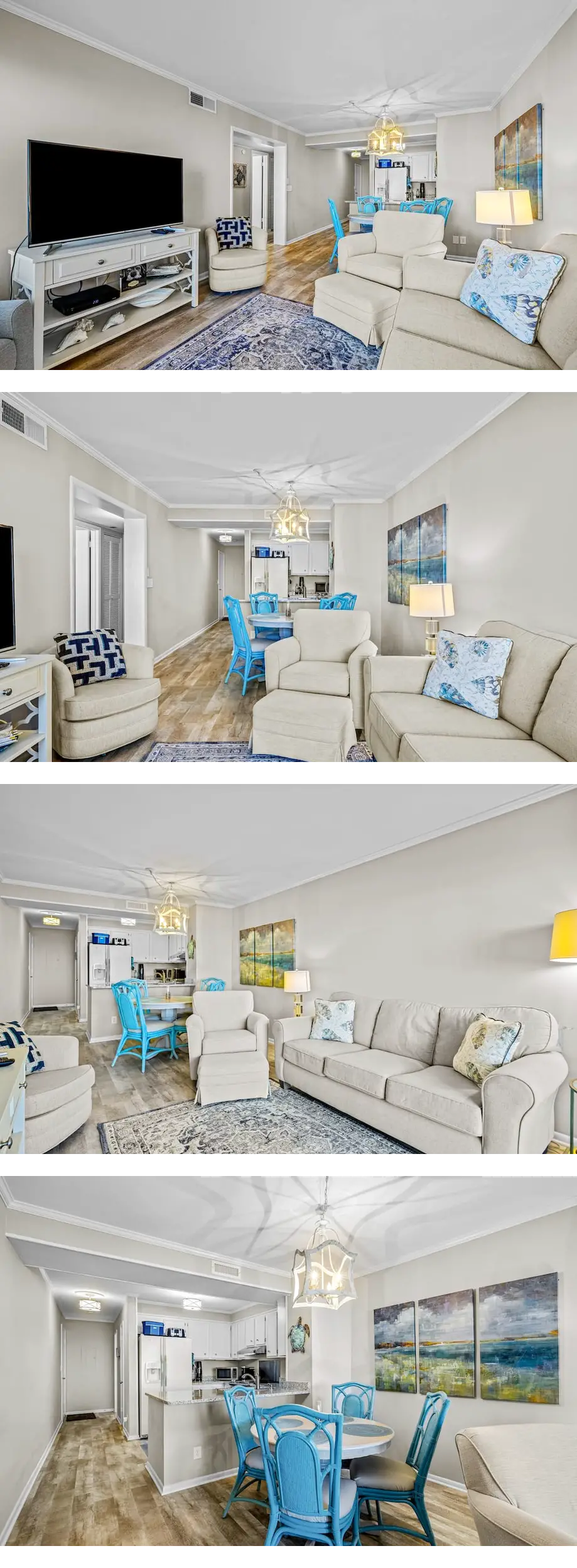 Ocean-view condo with beachfront access,...